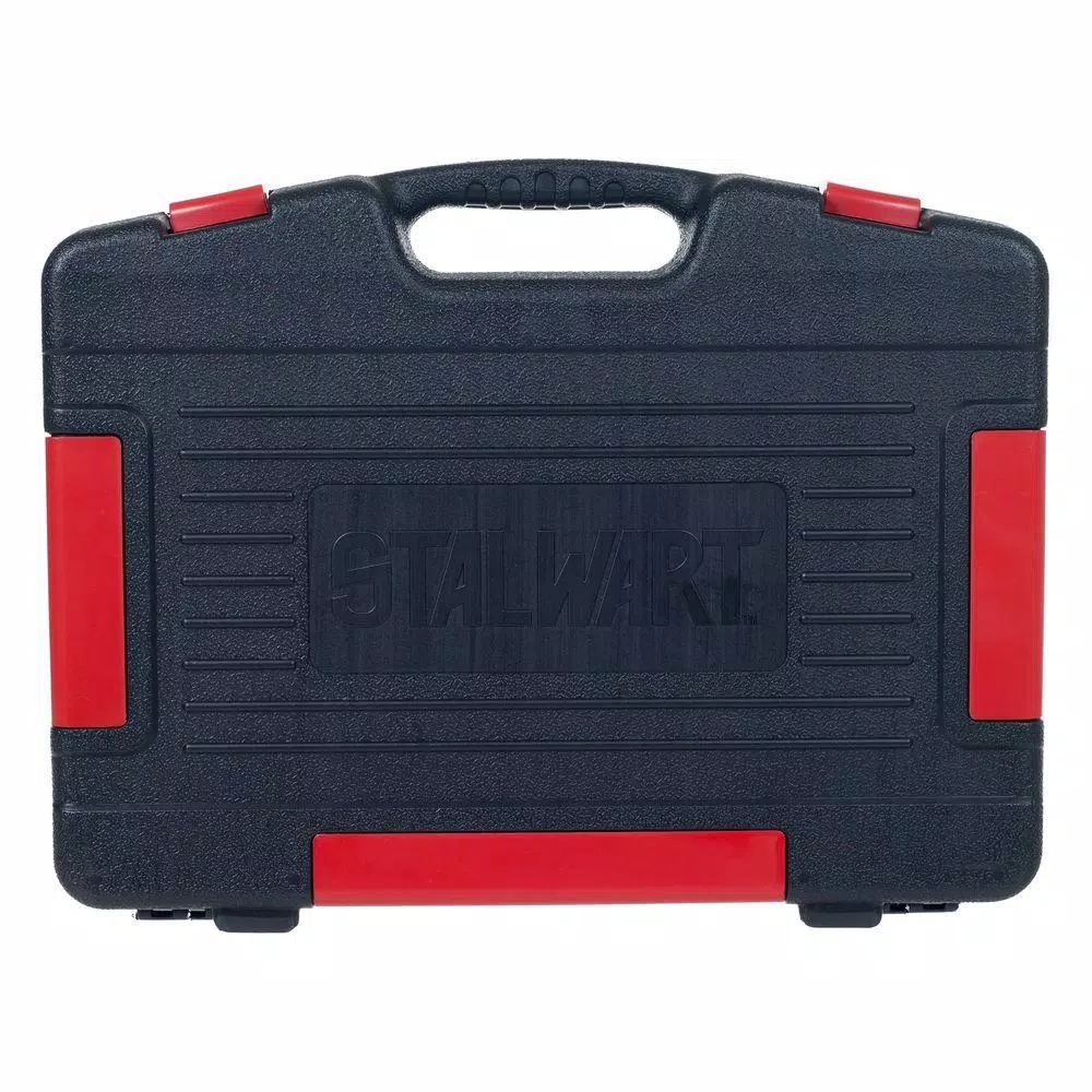 Stalwart 135-Piece Mechanic's Hand Tool Set with Chrome Vanadium Sockets and Wrenches