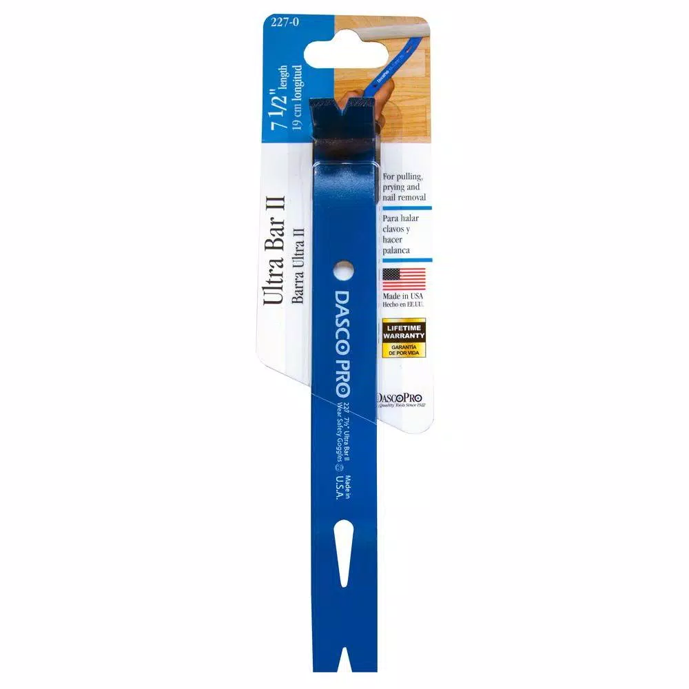 Dasco Pro 7-1/2 in. Ultra Bar II Pry Bar for Trim, Molding, and Paint Cans