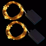 LUMABASE 100 LED Warm White Micro Dot Fairy String Lights, Multi-Strand Copper Wire, Battery Operated (Set of 2) thumbnail 1