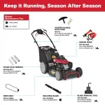 Troy-Bilt XP 21 in. Self-Propelled Gas Lawn Mower with 190 cc Honda Engine thumbnail 3