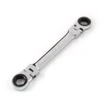TEKTON 11/16 in. x 3/4 in. Flex-Head Ratcheting Box End Wrench thumbnail 1