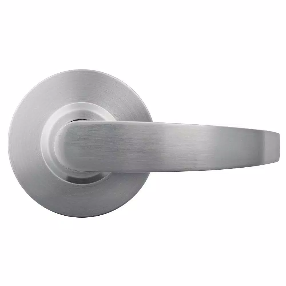 Universal Hardware Commercial Heavy Duty Vandal Resistant Storeroom Door Lever, Satin Chrome, ANSI Grade 1
