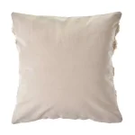 LR Resources Zanthia Cream, Gray & Gold Striped Cotton Throw Pillow - 20 x 20 in. thumbnail 3