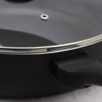 Oster Ashford 5 Qt. Aluminum Nonstick Saute Pan with Glass Lid, Black thumbnail 4