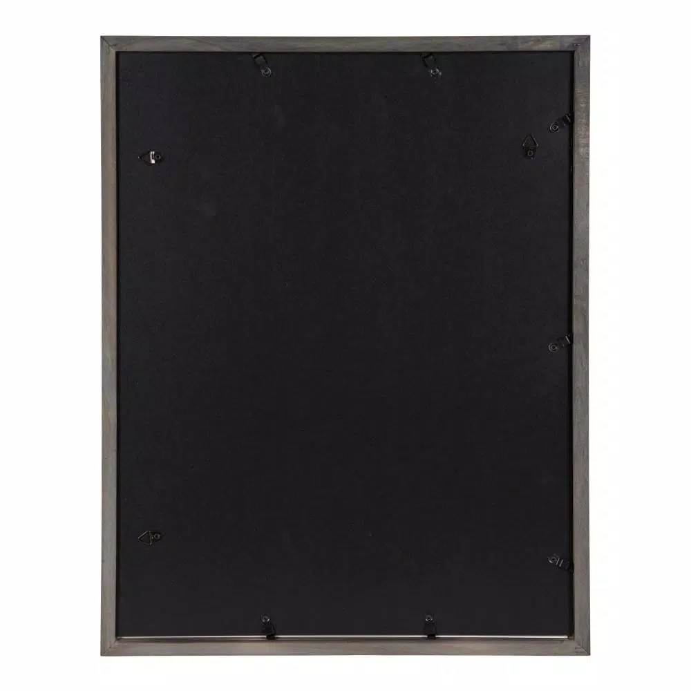 DesignOvation Design Ovation Gallery Wood Photo Frame Set, Gray, 14 x 18 in. (Set of 2)