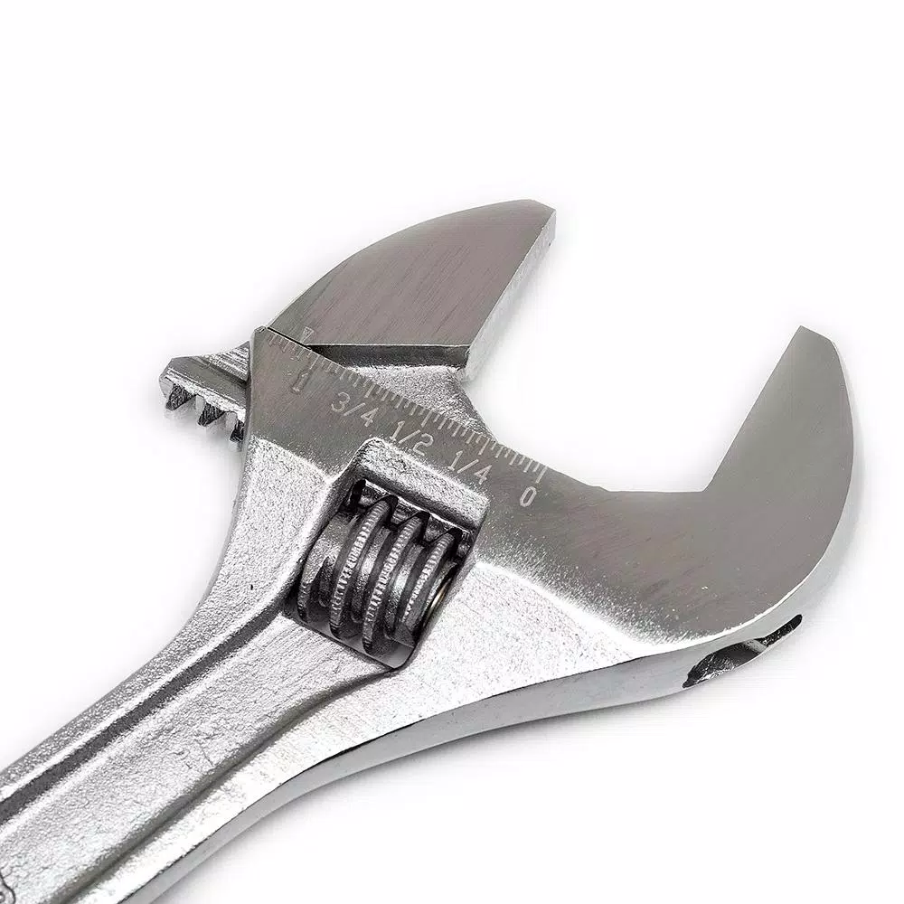 Crescent 8 in. Adjustable Wrench with Cushion Grip and Hex Jaw Design