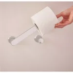 MOEN Genta 3-Piece Chrome Bath Hardware Set: 18 in. Towel Bar, Hand Towel Bar & Toilet Paper Holder thumbnail 4
