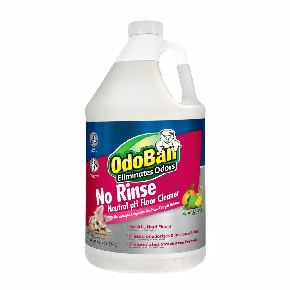 OdoBan No-Rinse Neutral pH Floor Cleaner, Concentrated 128 oz.