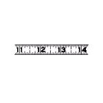 Lufkin Mezurall 12 ft. Chrome Clad Tape Measure, 1/2 in. Width thumbnail 2