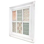 KG kieragrace KG Collage Photo Frame, Distressed White Farmhouse Style, Holds Six 4x6 Photos thumbnail 5
