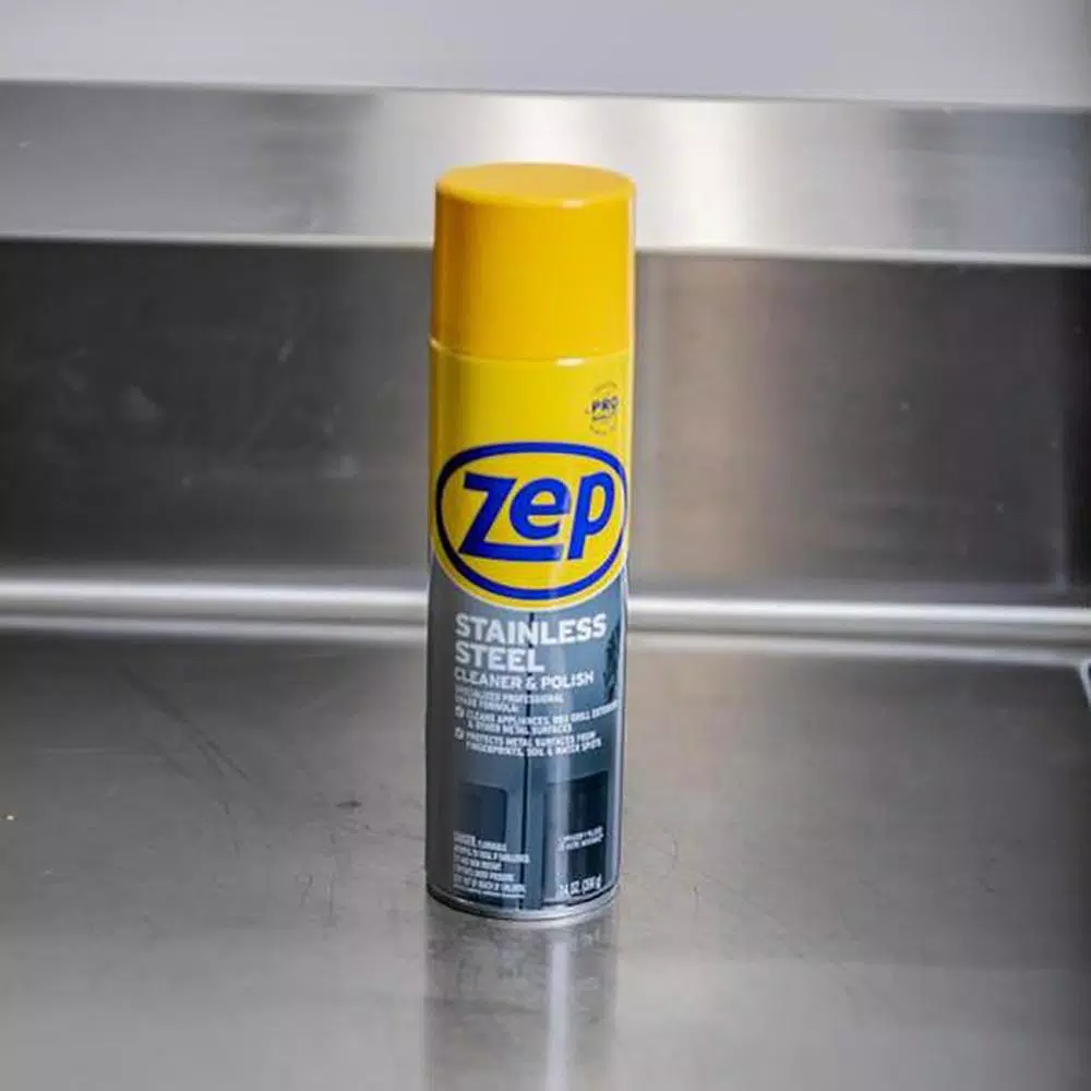 Zep Stainless Steel Polish, 14 oz. Aerosol Spray