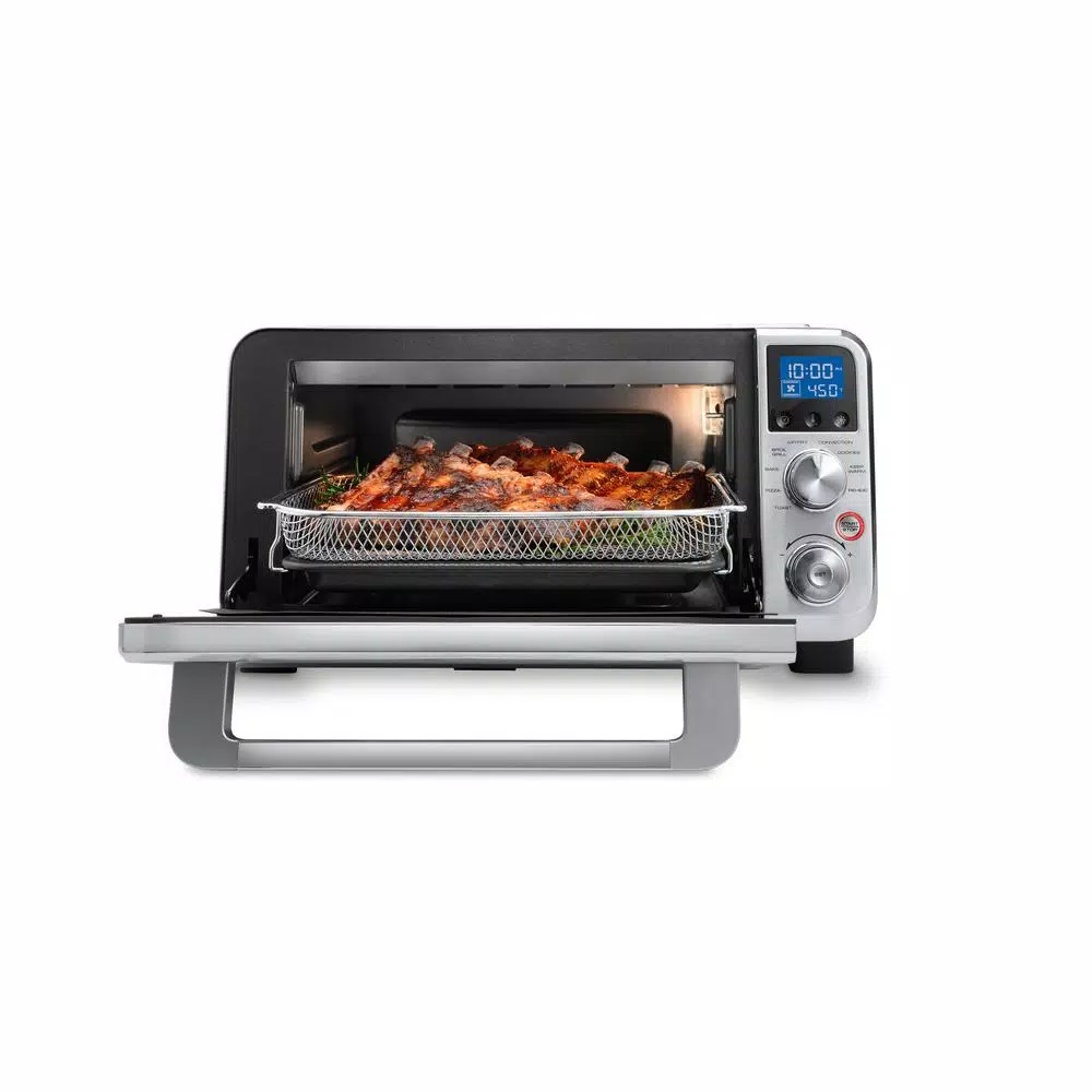 DeLonghi Livenza 2000W 6-Slice Stainless Steel Air Fryer Convection Toaster Oven
