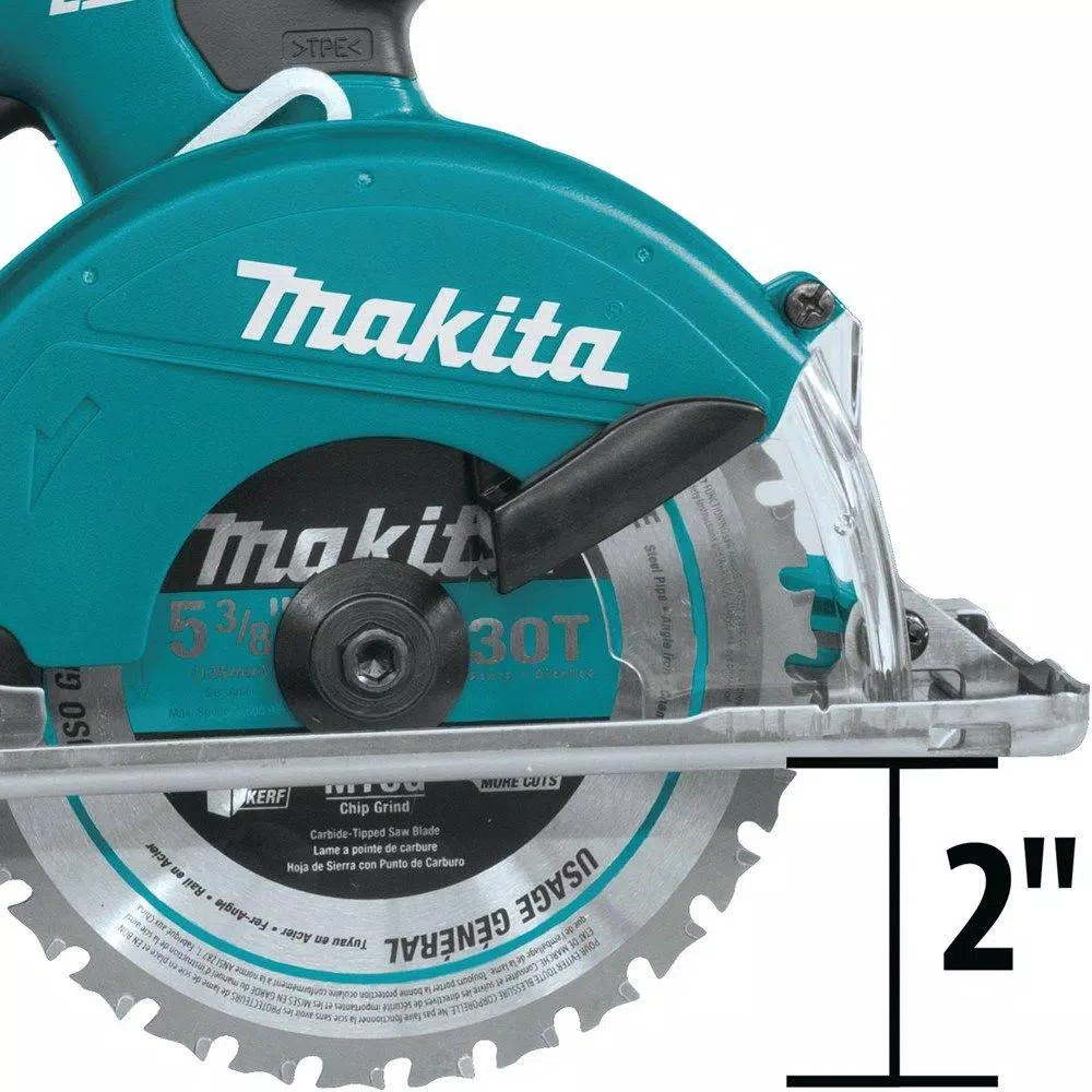 Makita 18V LXT Lithium-Ion 5-3/8 in. Cordless Metal Cutting Circular Saw (Tool-Only)