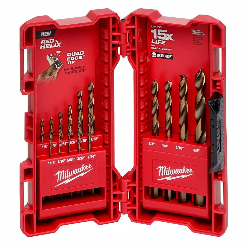 Milwaukee SHOCKWAVE 66-Piece Impact Duty Driver, Cobalt Drill, and Step Bit Set