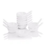 MALACASA 3.75 in. White Porcelain Ramekins Set of 12 - Versatile Ceramic Serving Dishes thumbnail 1