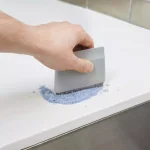 Umbra Flex 4 in. Silicone Sink Squeegee and Soft Brush Cleaner, Grey thumbnail 4