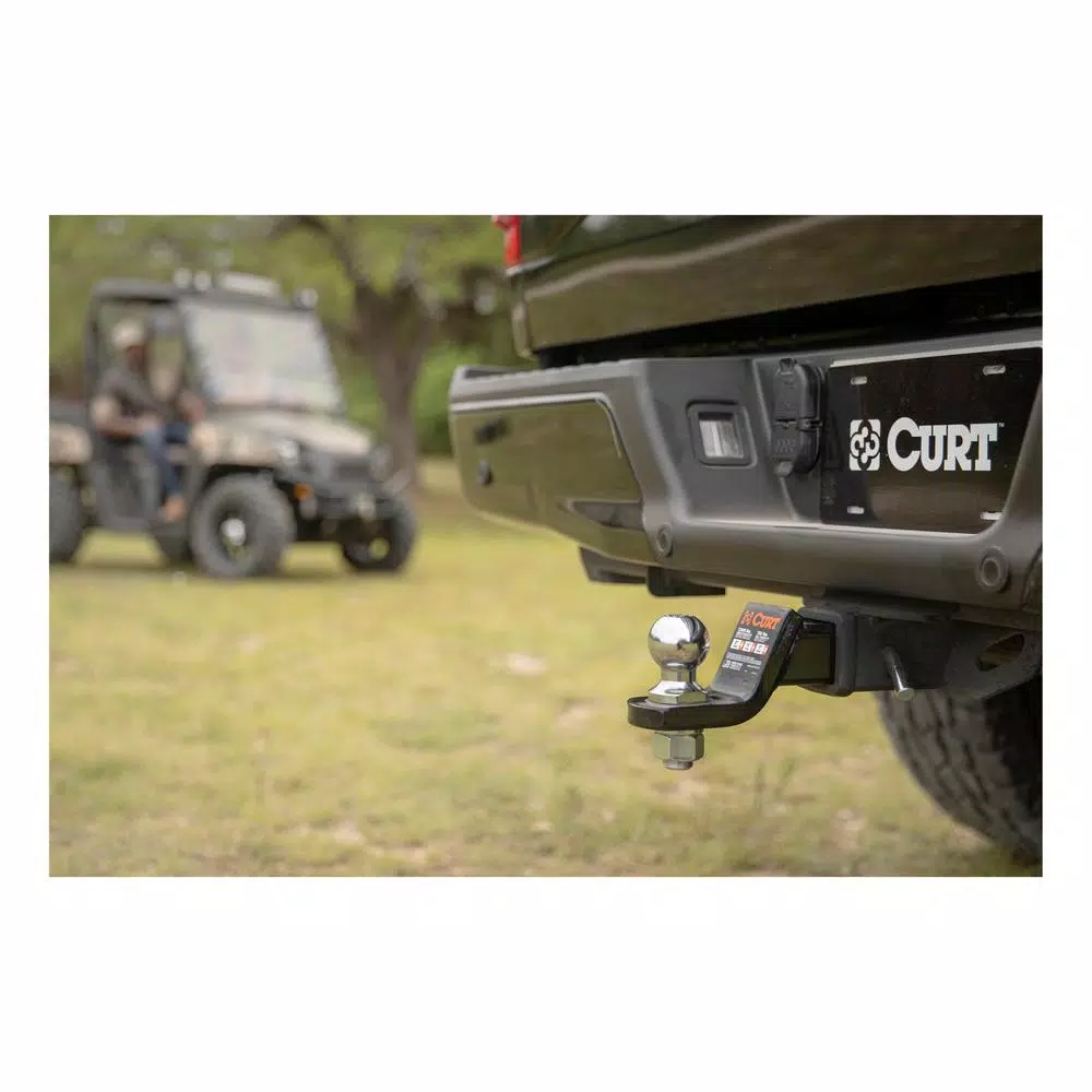 CURT Class 3 Ball Mount, 2 in. Receiver, 7,500 lbs. GTW, 2 in. Drop, 7.5 in. Length