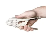 Capri Tools Klinge 5 in. Curved Jaw Locking Pliers with Wire Cutter, Chrome Molybdenum Steel thumbnail 3