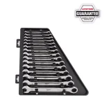 Milwaukee 15-Piece Metric Ratcheting Combination Wrench Set thumbnail 13