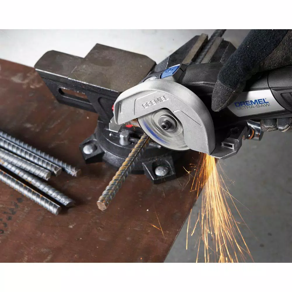 Dremel Ultra-Saw 4 in. Specialty Saw Tool Kit with 4 Blades and Storage Bag, 7.5 Amp