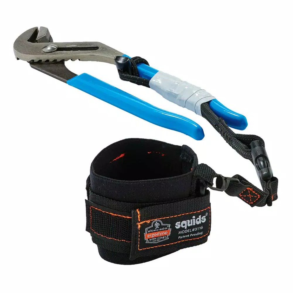 Ergodyne Squids 3192 Wrist Lanyard Tool Tethering Kit with Self-Adhering Tape and Elastic Tool Tails