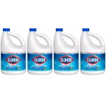 Clorox Disinfecting Bleach Regular Concentrated Liquid, 121 oz (4-Pack) thumbnail 1