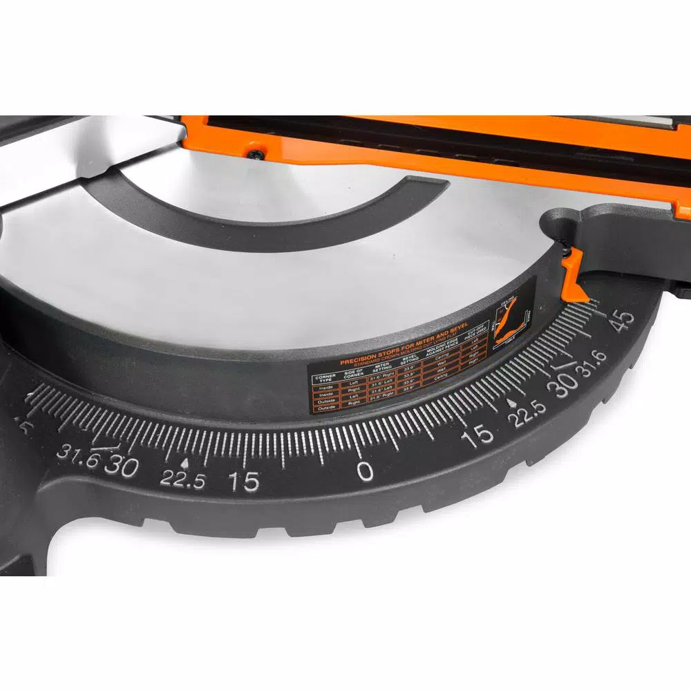 WEN 10 in. 15 Amp Single Bevel Sliding Compound Miter Saw with Laser Guide
