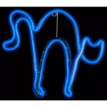 Gemmy Light Glo Cat Halloween Neon LED Sculpture - 14.17 in. Blue thumbnail 2