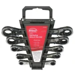 Apollo 5-Piece SAE Ratcheting Wrench Set, Heat Treated Steel thumbnail 3