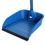 Quickie Stand and Store Lobby Broom and Dustpan Set, Blue thumbnail 6