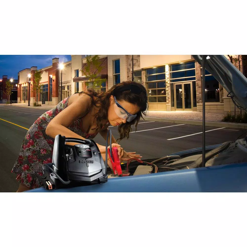 Schumacher Battery Extender 12V 750 Amp Peak Jump Starter with Air Compressor & LED Light