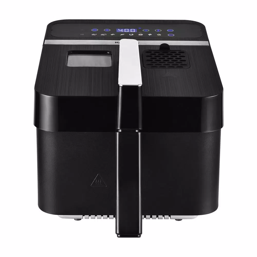 KALORIK 2-in-1 Digital Air Fryer and Deep Fryer, 3.5 Qt., Black