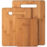 Bambusi 3-Piece Bamboo Cutting Board Set - Premium Moso Bamboo Kitchen Boards for Food Prep and Serving thumbnail 1