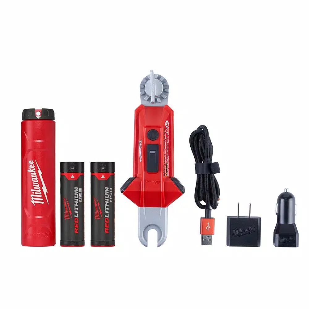 Milwaukee REDLITHIUM USB 350 Lumen LED Utility Hot Stick Flashlight