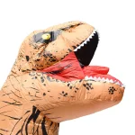 ALEKO's Inflatable Tyrannosaurus Rex Adult Costume - Orange and Black Dinosaur Bodysuit thumbnail 5
