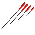 Stalwart 4-Piece Steel Pry Bar Set with Angled Chisel Ends thumbnail 1