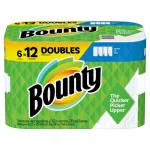 Bounty Select-A-Size White Paper Towels, 6 Double Rolls thumbnail 4
