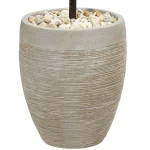 Nearly Natural 3 ft. Artificial Boxwood Ball Topiary Tree in Sand Colored Oval Planter thumbnail 3