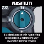 Makita 7 Amp 1-1/8 in. SDS-Plus Corded Rotary Hammer Drill with Hard Case thumbnail 12