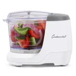 Continental Electric Black & Decker 1.5-Cup Electric Mini Food Chopper with Stainless Steel Blades, White thumbnail 1