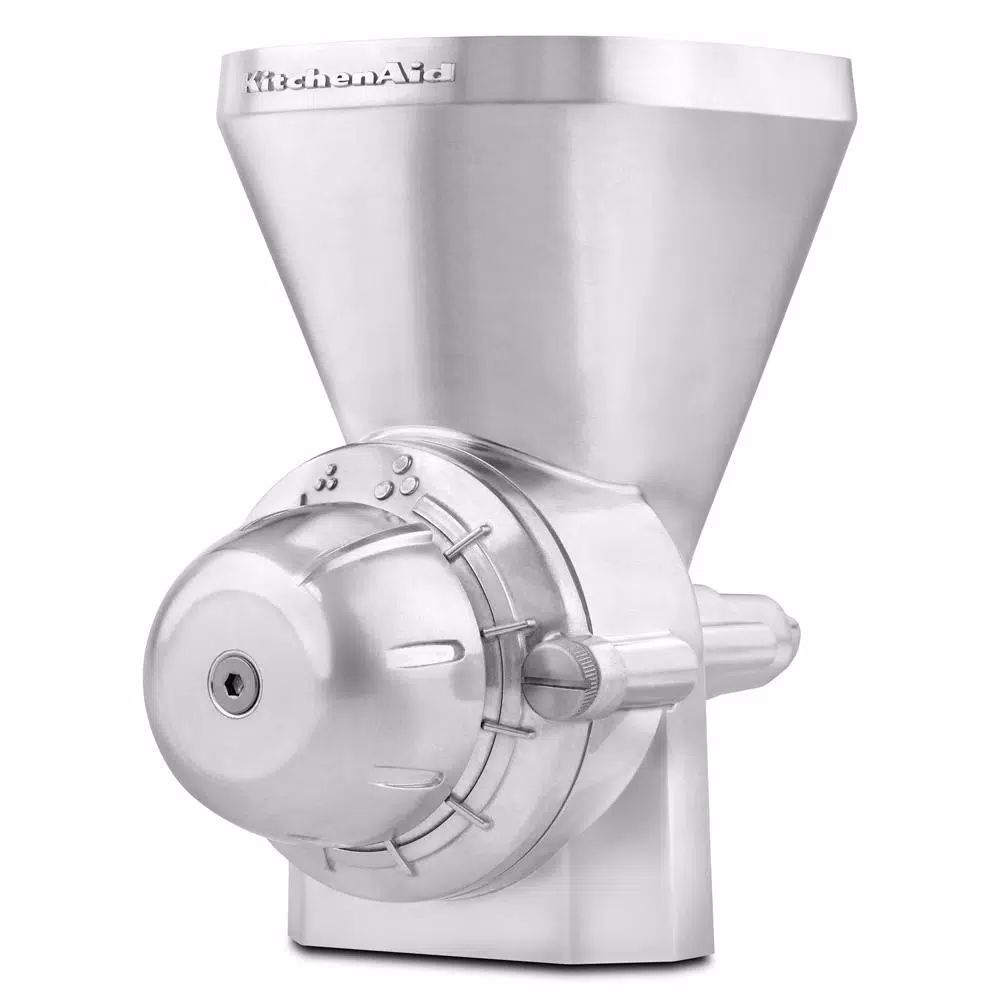 KitchenAid All Metal Grain Mill Attachment for Stand Mixers, Grey