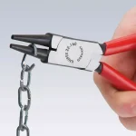 KNIPEX 6.3 in. Round Nose Pliers with Built-in Cutter thumbnail 2