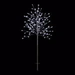 Alpine Corporation 58 in. Frosty Christmas Snowflake Tree with 120 Cool White LED Lights thumbnail 6
