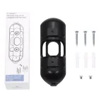 Wasserstein Adjustable Angle Wall Mount for Google Nest Hello Video Doorbell, Black thumbnail 4