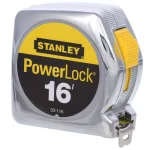 Stanley 16 ft. PowerLock Tape Measure with Tru-Zero Hook and Mylar Polyester Blade thumbnail 1