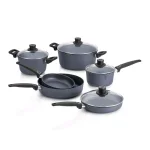 Woll Diamond LITE 10-Piece Cast Aluminum Nonstick Cookware Set, Gray thumbnail 1