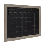 DesignOvation Beatrice Framed Magnetic Chalkboard Monthly Calendar Memo Board, 23 x 29 in. thumbnail 2