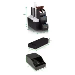 Mind Reader Black Coffee Station Organizer with K-Cup Drawer and Sleeve Dispenser thumbnail 7