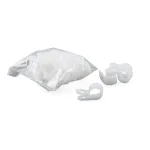 CURT 3/8" I.D. Convoluted Slit Loom Tube Clamps, White (25-Pack) thumbnail 6