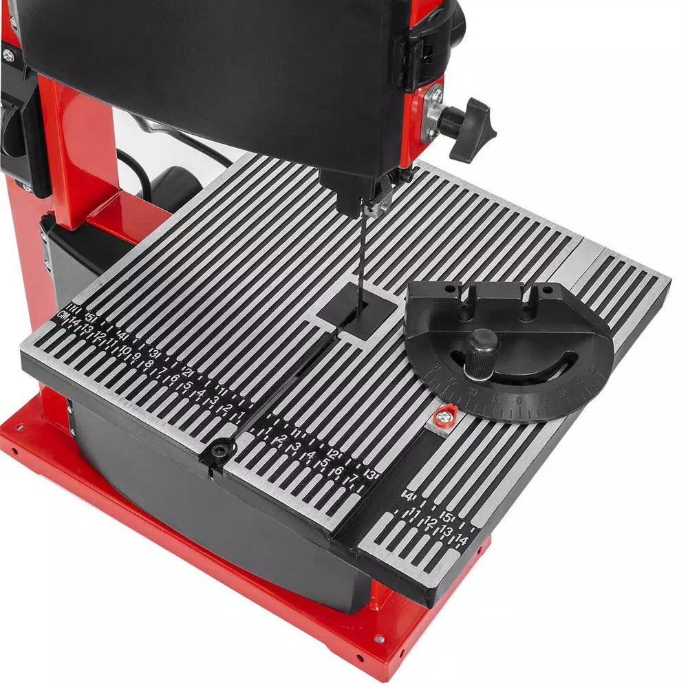 XtremepowerUS 9 in. Professional Stationary Wood Cutting Band Saw, 3 Amp, 2340 RPM with Dust Collection Port